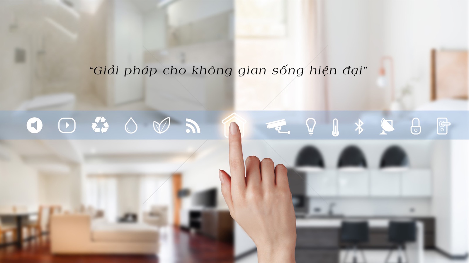 ACIS smart switch controlling a connected living space