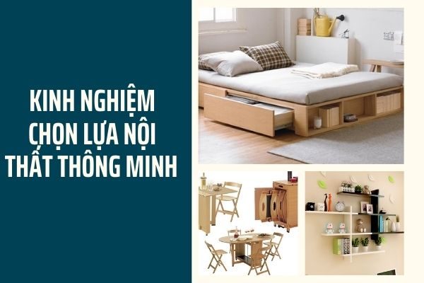 Top 7 món đồ nội thất thông minh cho nhà chật hiện đại nhất