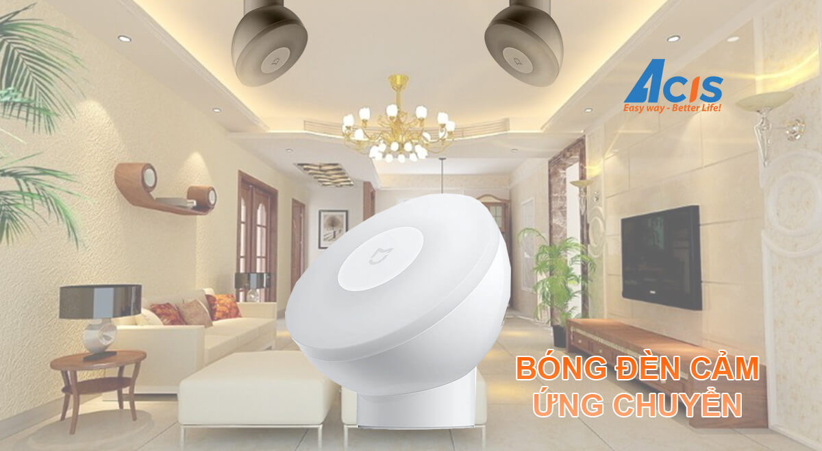 Bóng đèn cảm ứng chuyển động cao cấp tự động bật tắt - ACIS