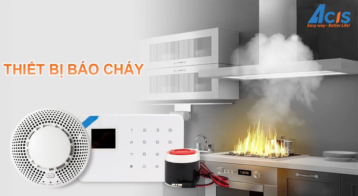 Thiết bị báo cháy thông minh không dây chính hãng - ACIS